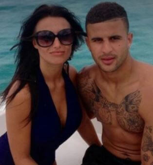Roman Walker parents Kyle Walker and Annie enjoying their vacation.